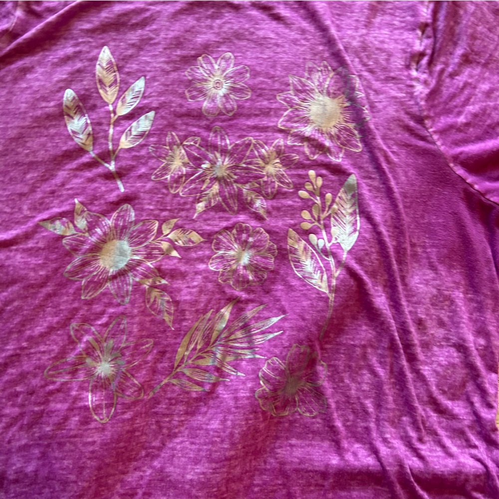 Women’s Lane Bryant Purple/Pink Tshirt Size 18/20 - Picture 5 of 6